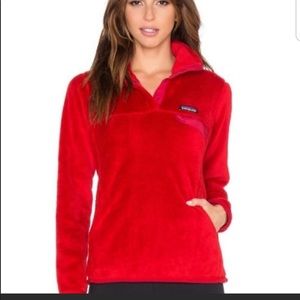 Red Patagonia pullover size small